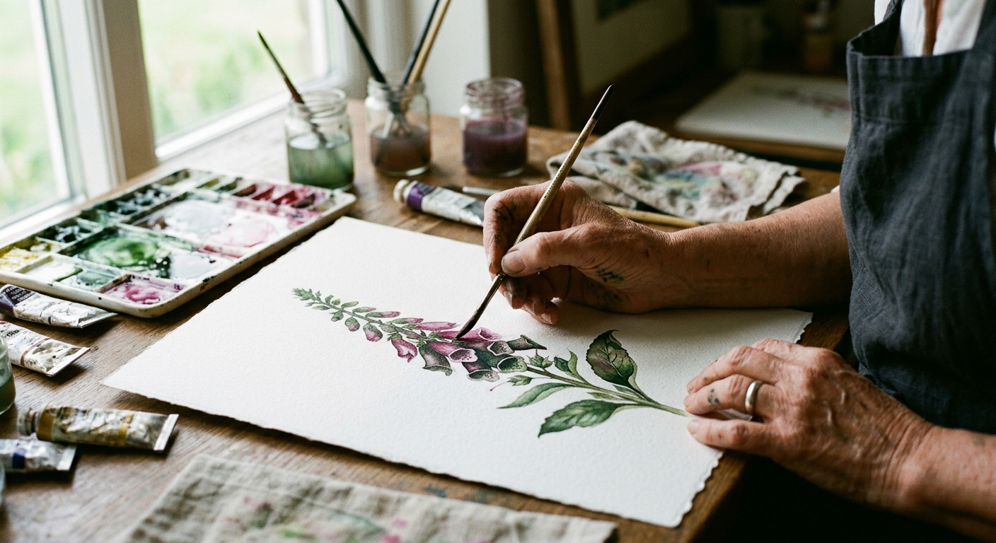 Botanical Watercolor Painting