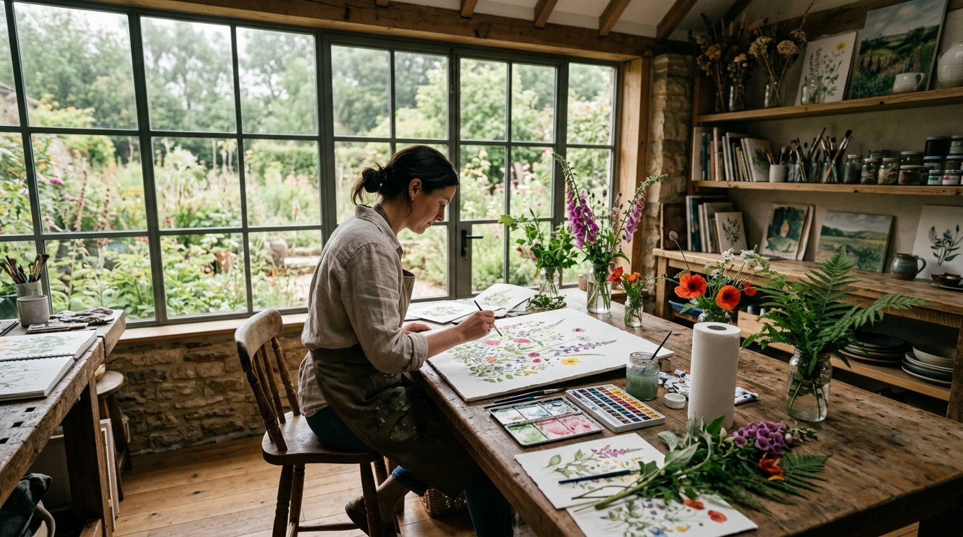 Botanical Watercolor Painting