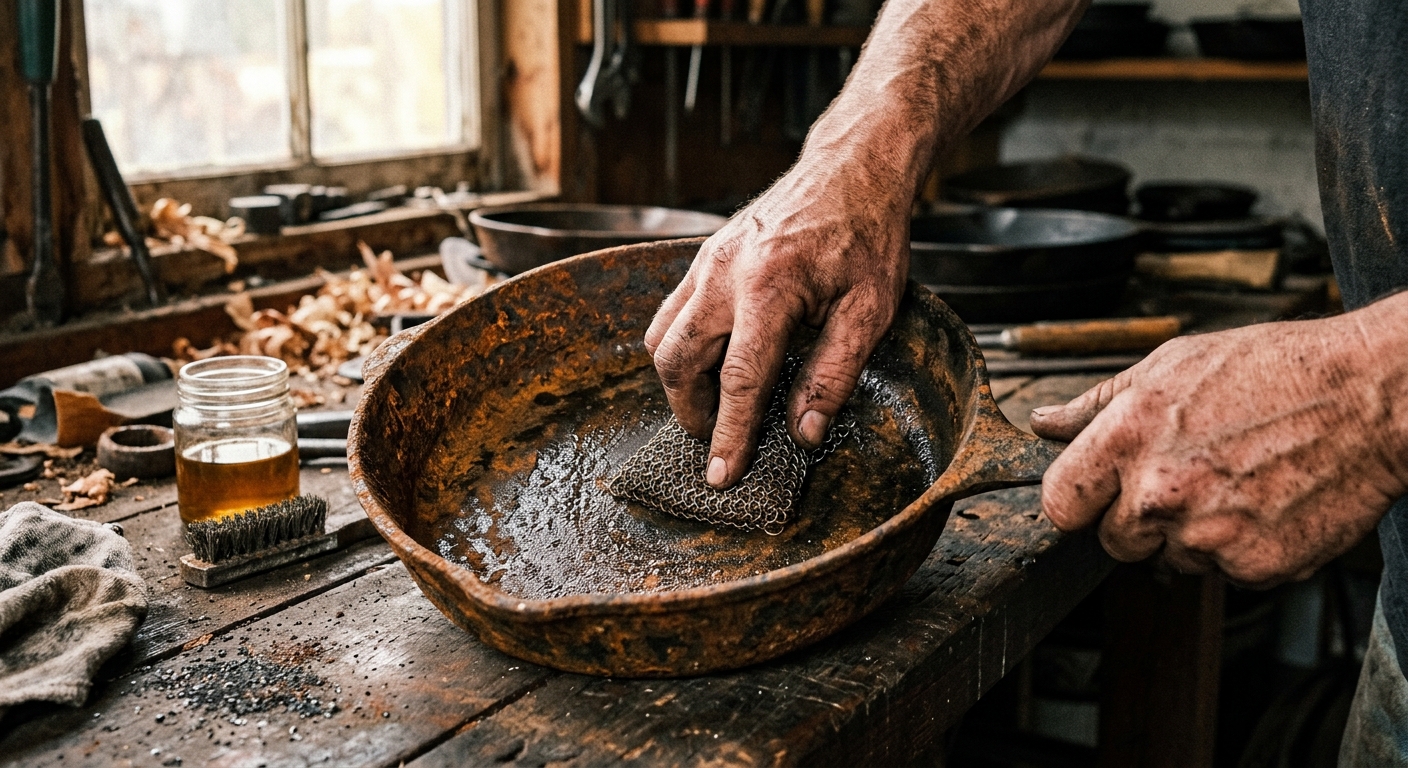 Cast Iron Cookware Restoration