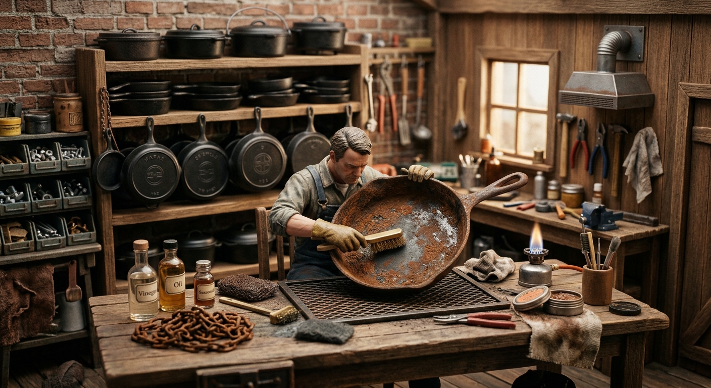 Cast Iron Cookware Restoration