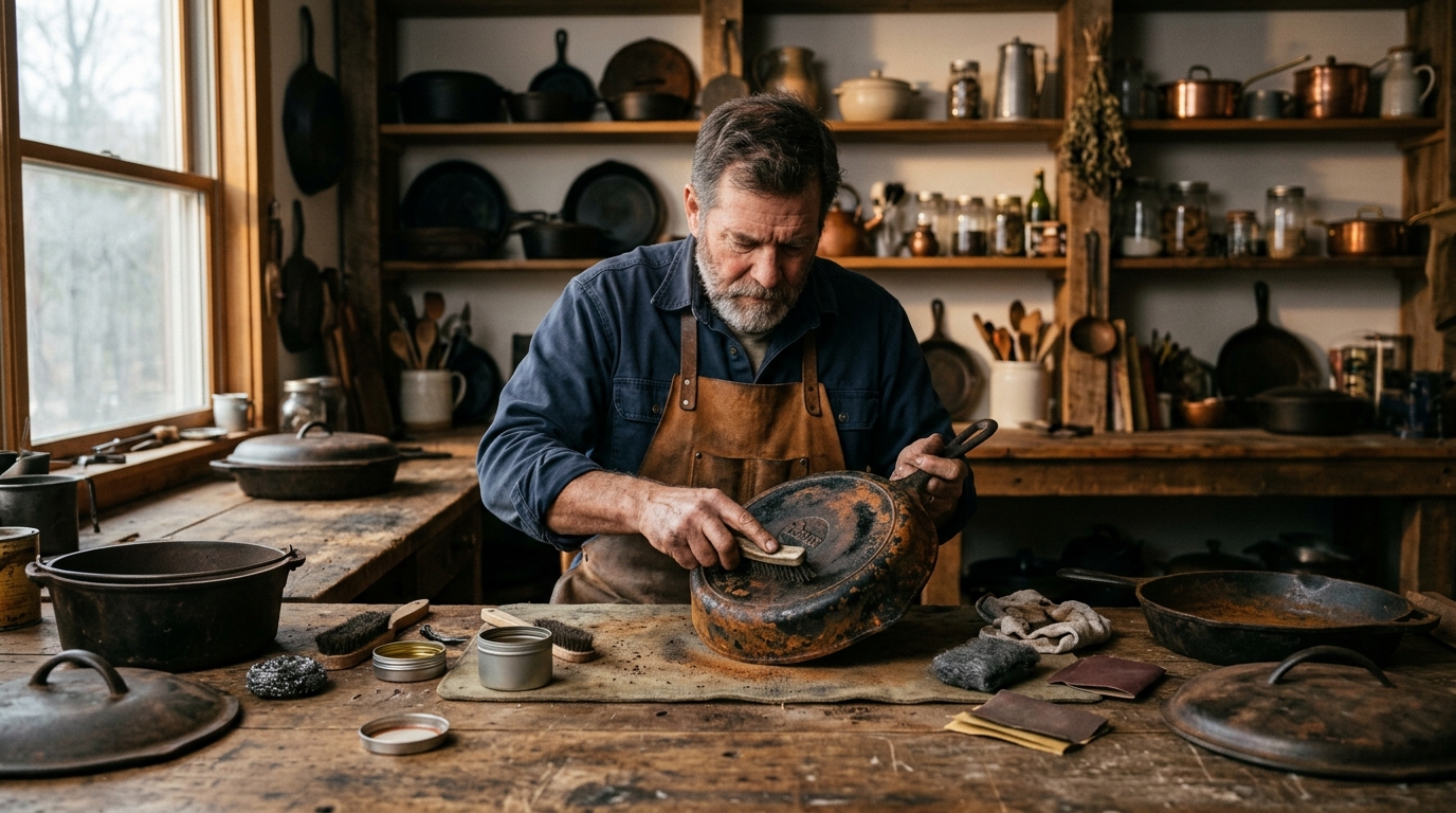 Cast Iron Cookware Restoration