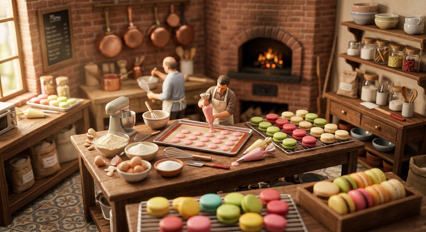 French Macaron Baking