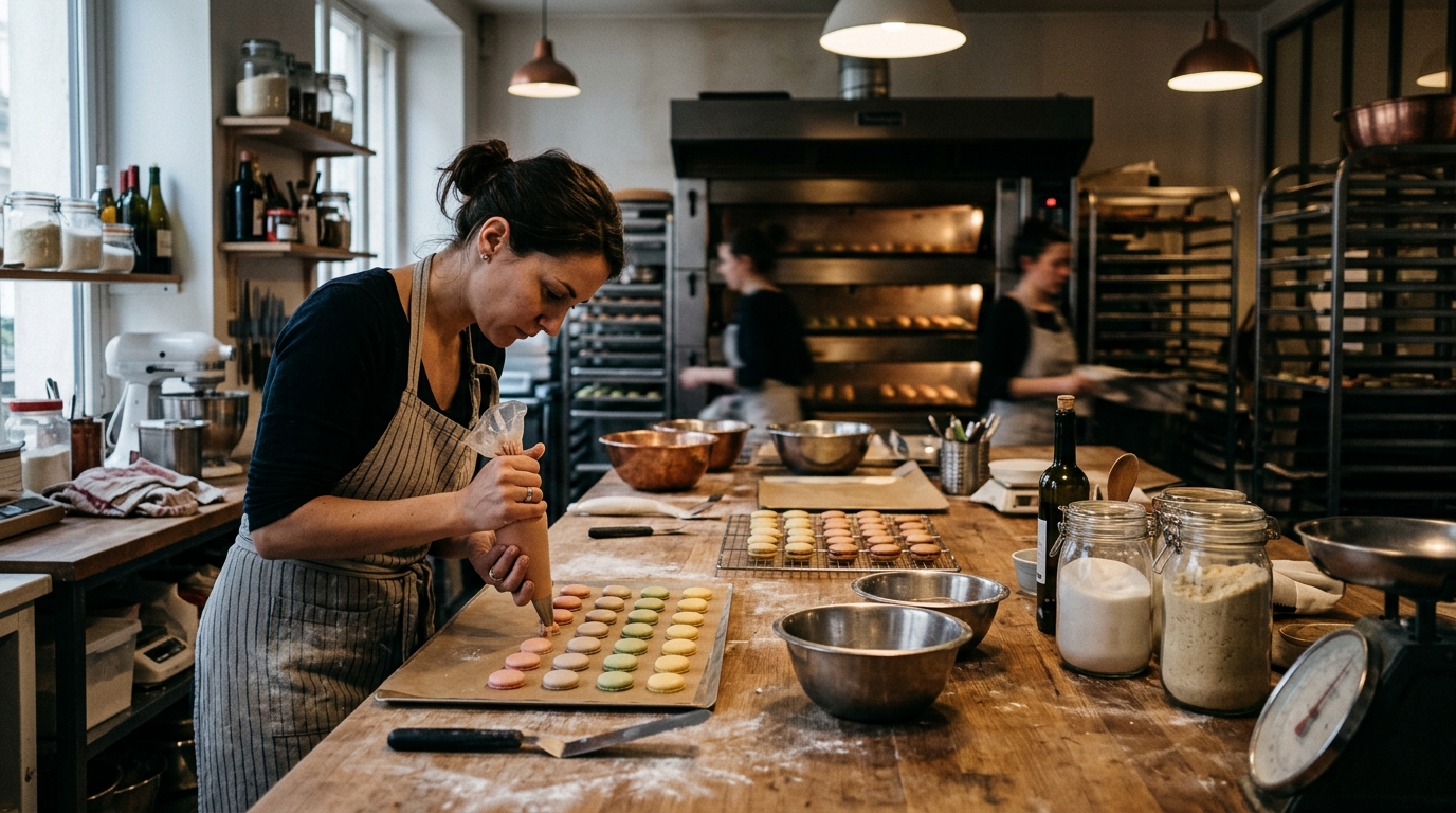 French Macaron Baking