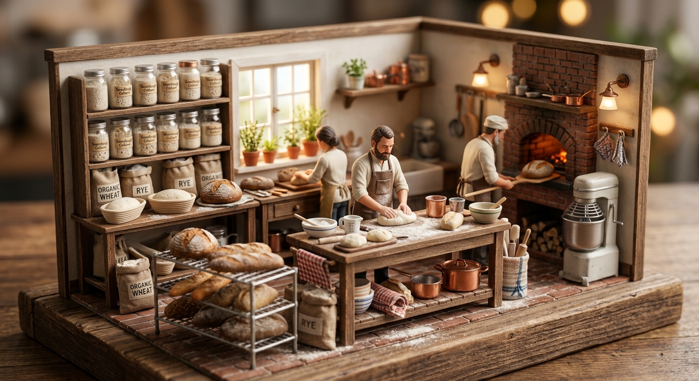 Gourmet Bread Baking & Sourdough Cultivation
