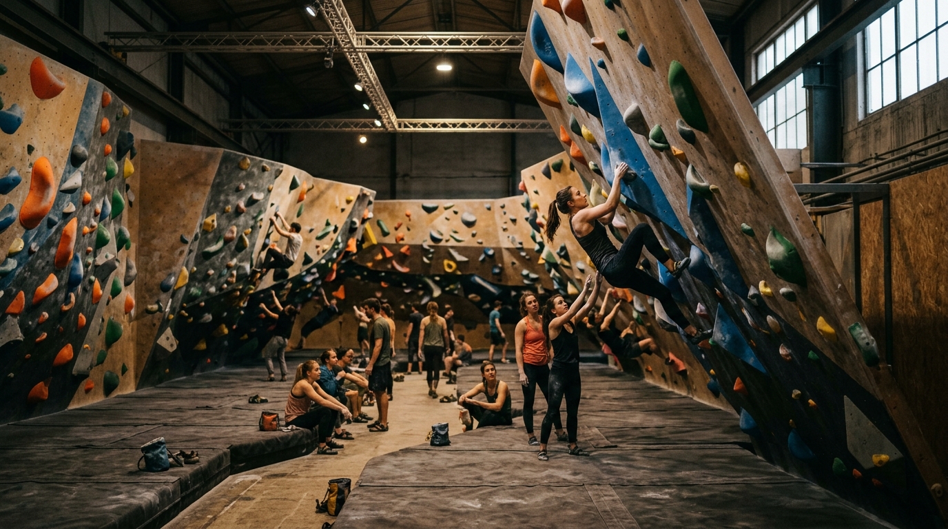 Indoor boulderen