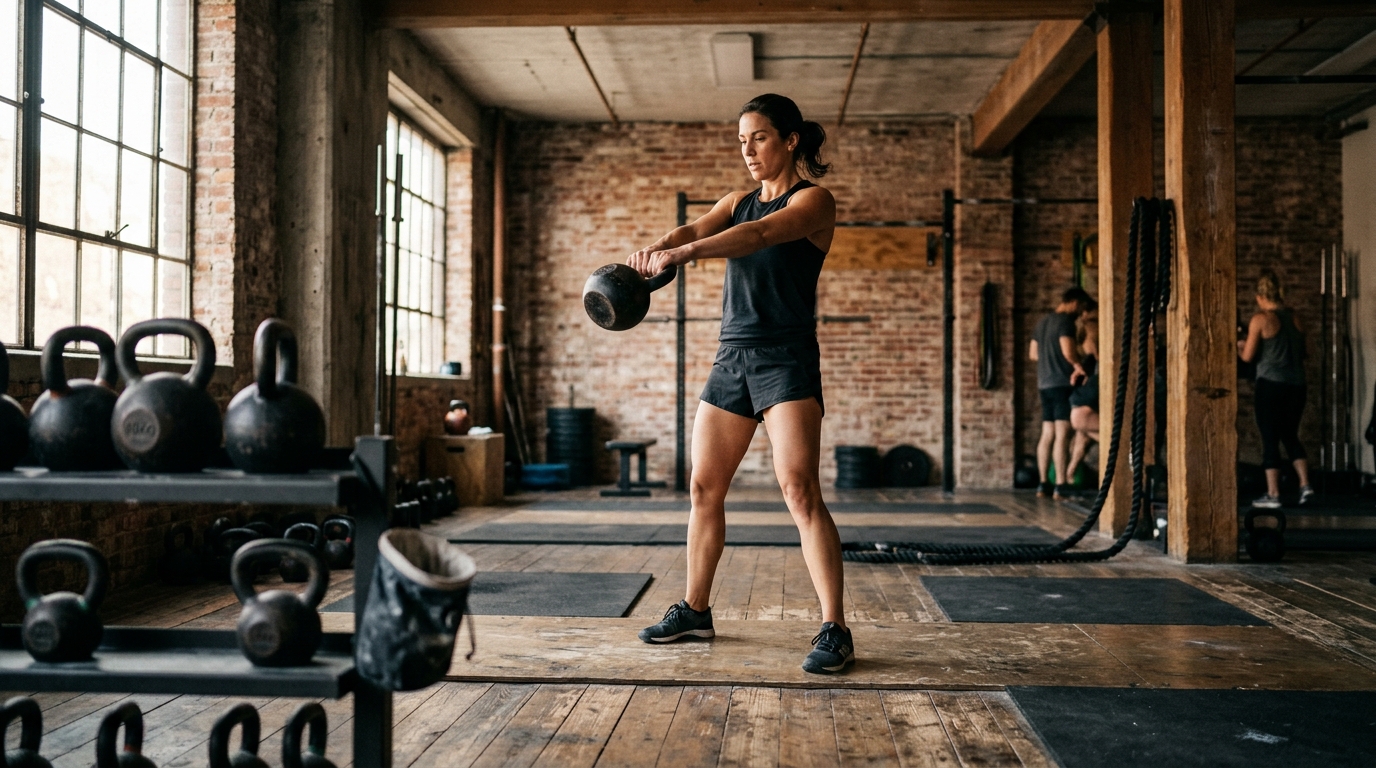 Entrenamiento con kettlebell