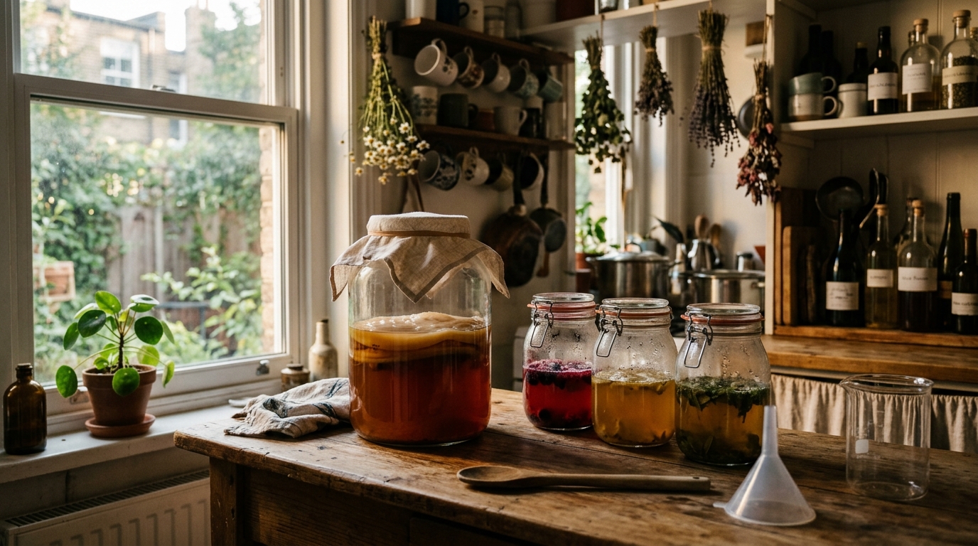 Kombucha Home Brewing