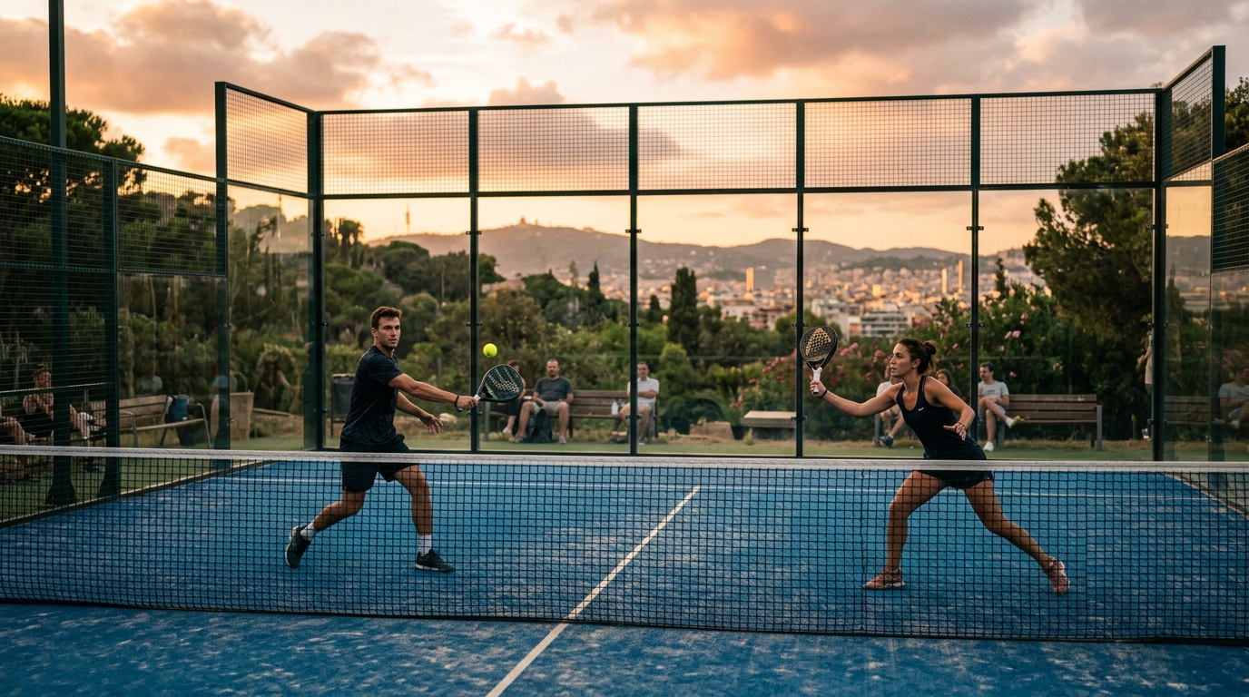 Padel spelen