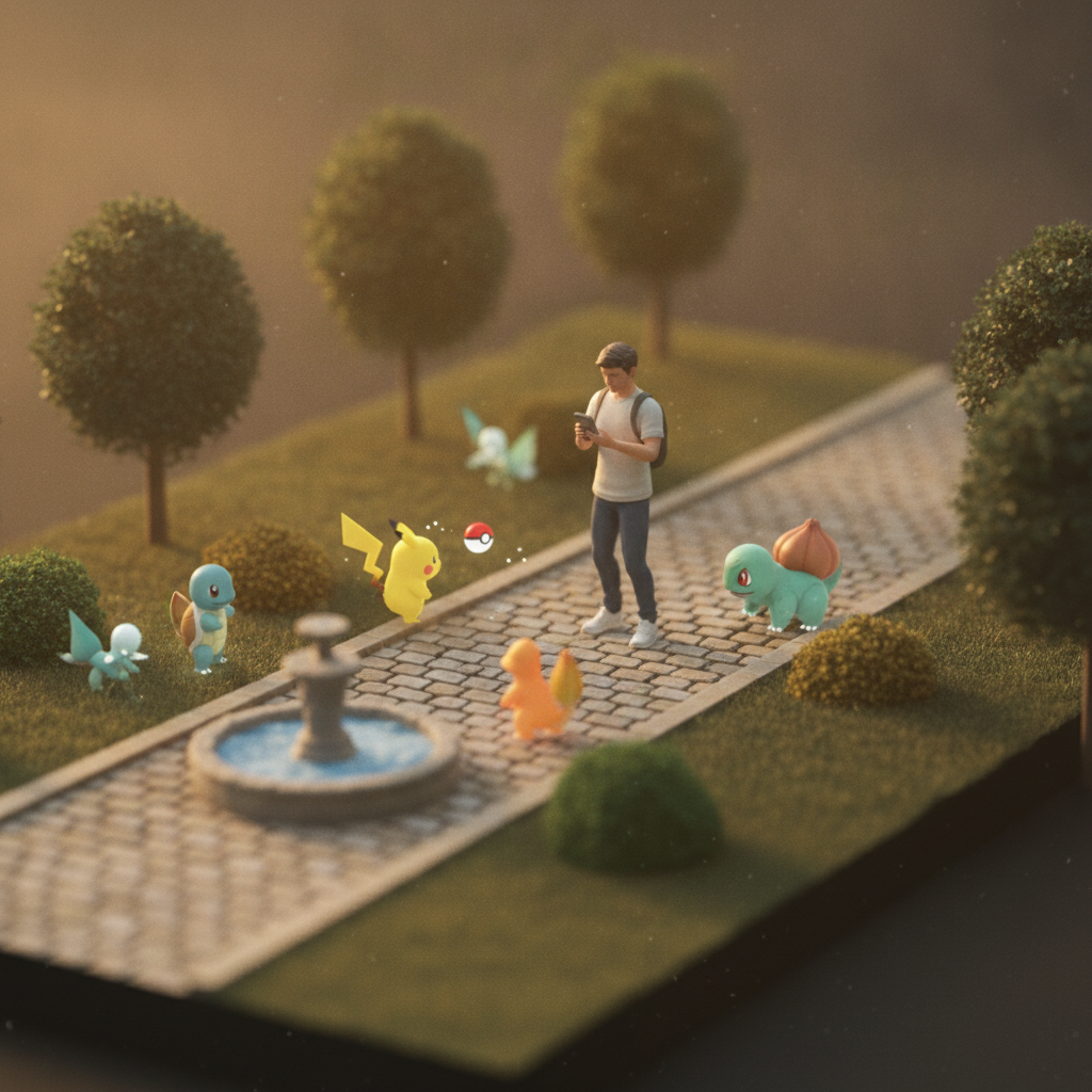 Playing Pokémon GO