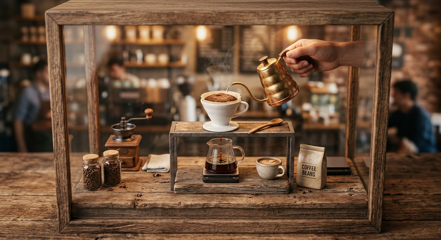 Pour Over Coffee Brewing