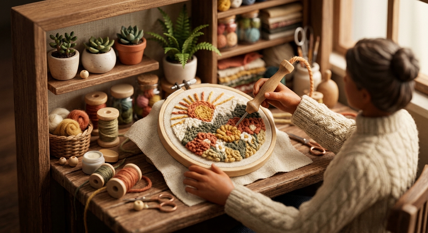 Punch Needle Embroidery