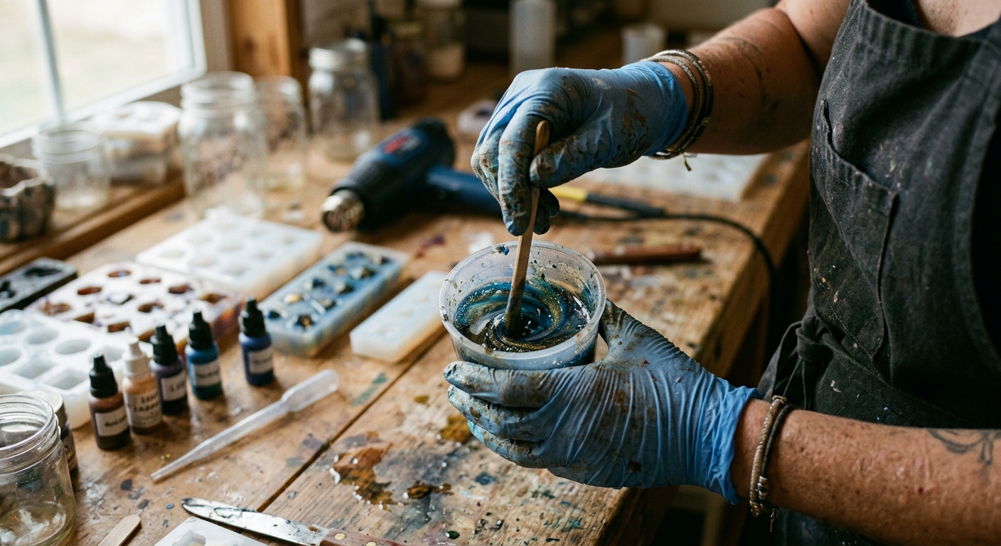 Resin Dice Casting
