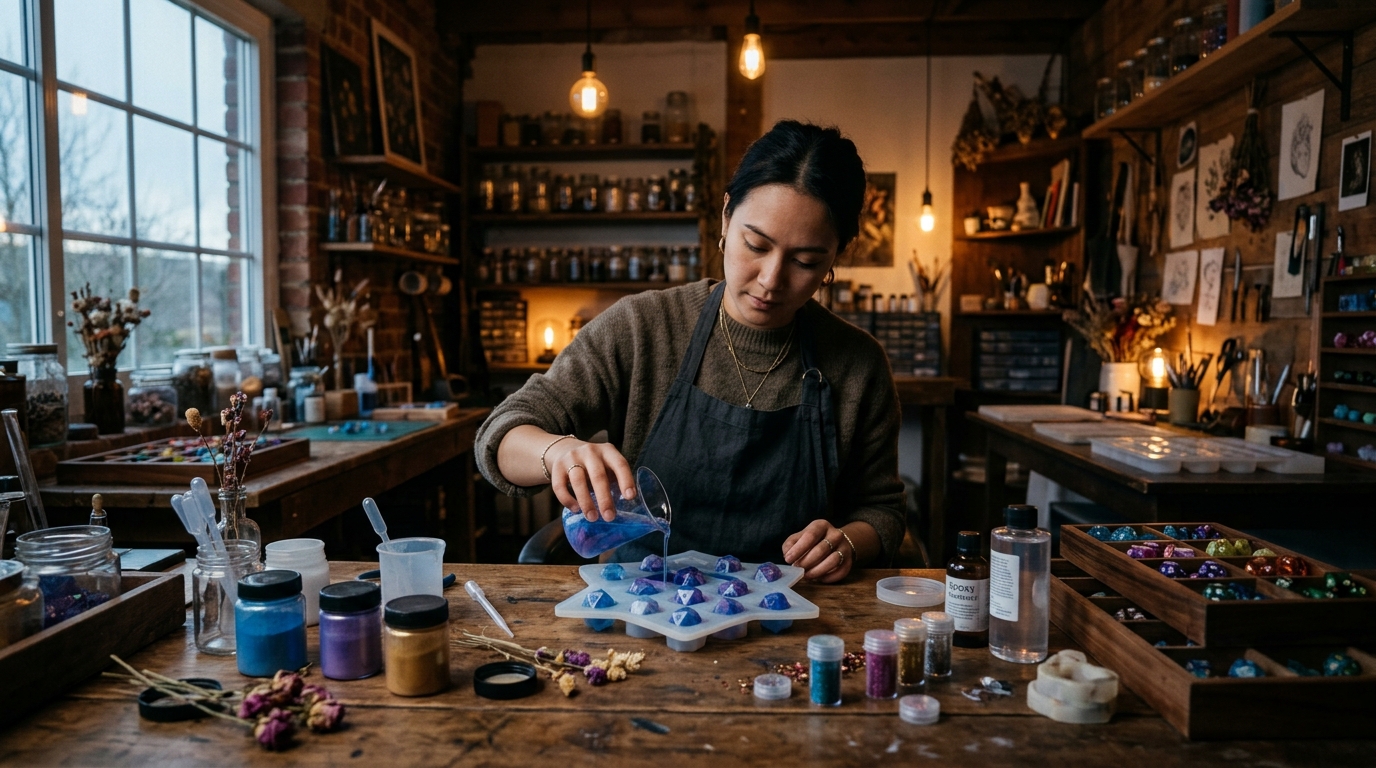 Resin Dice Casting
