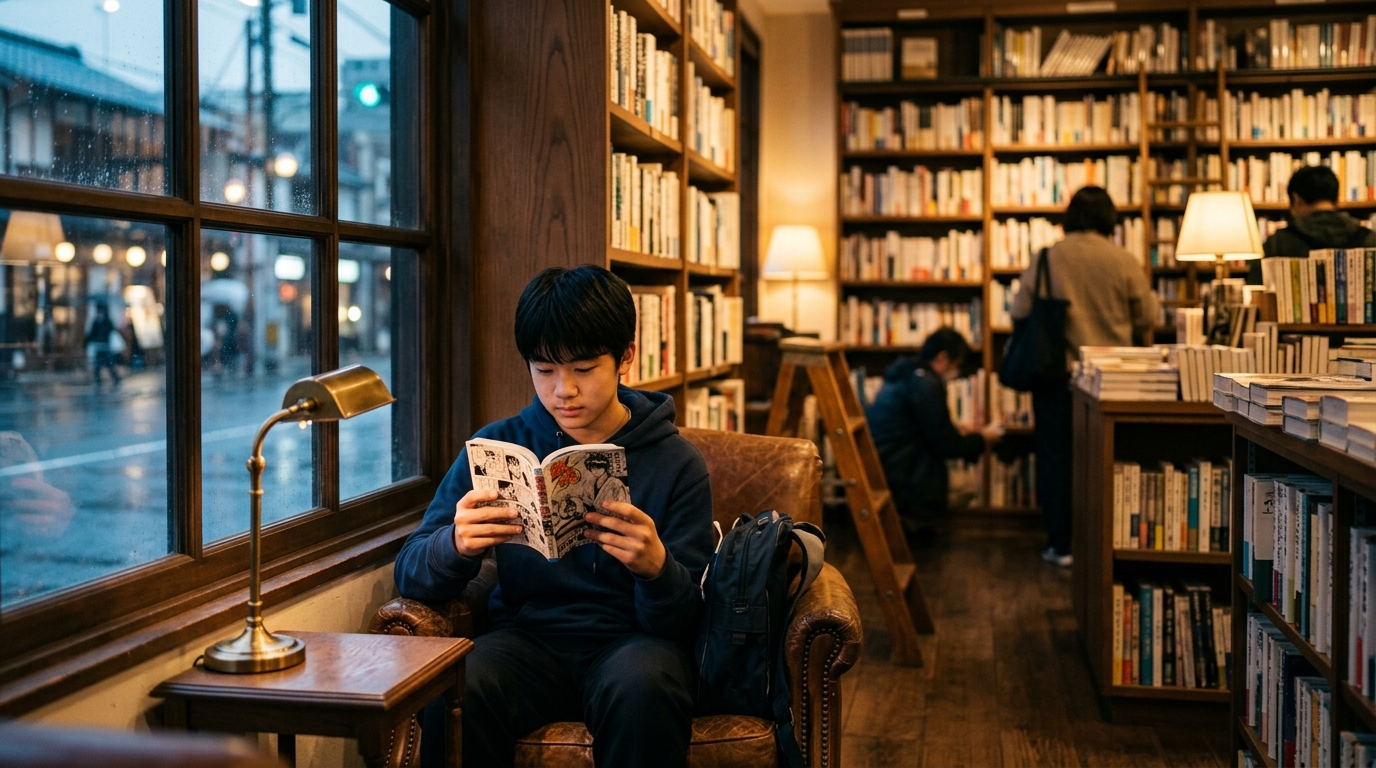 Reading Shonen Manga