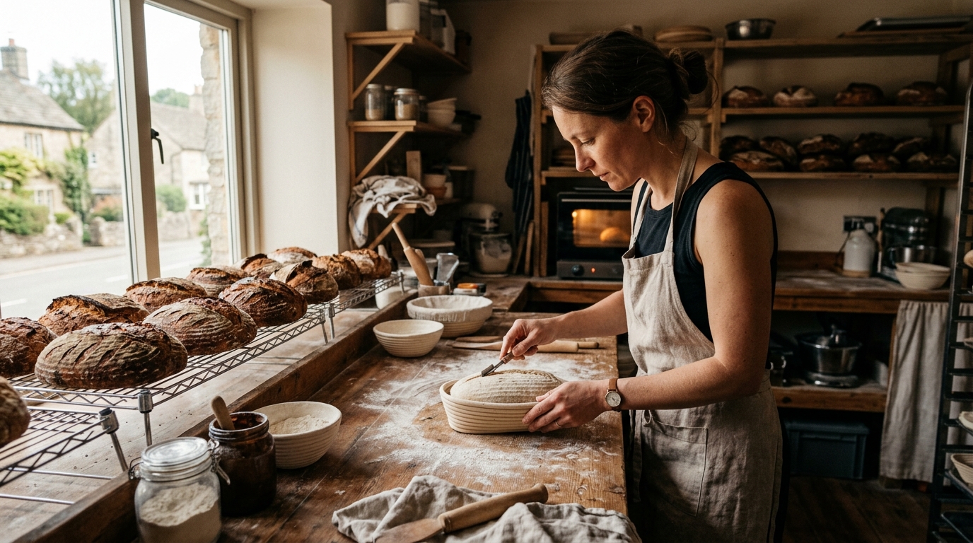 Faire du pain au levain