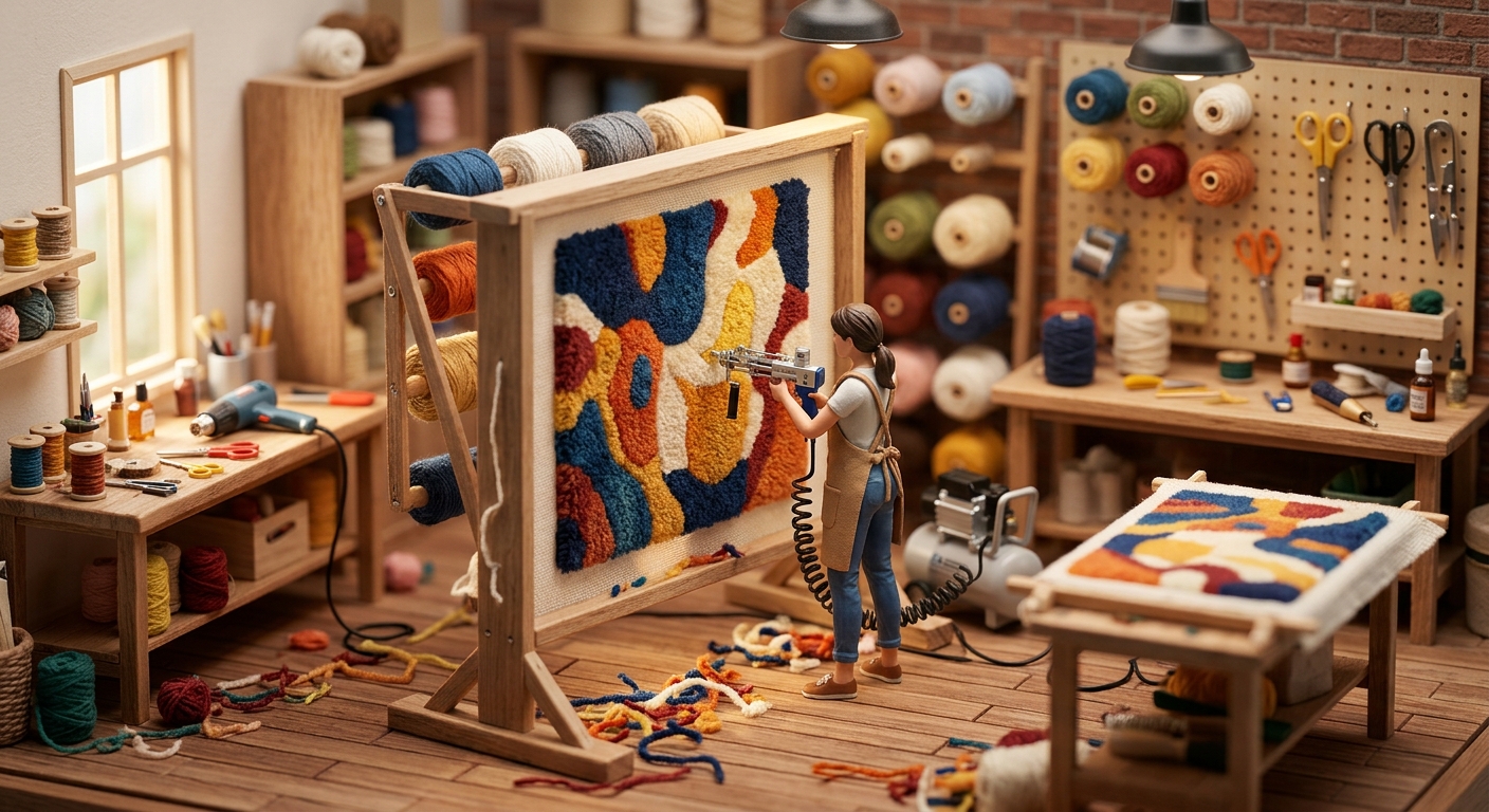 Tufting Rug Making