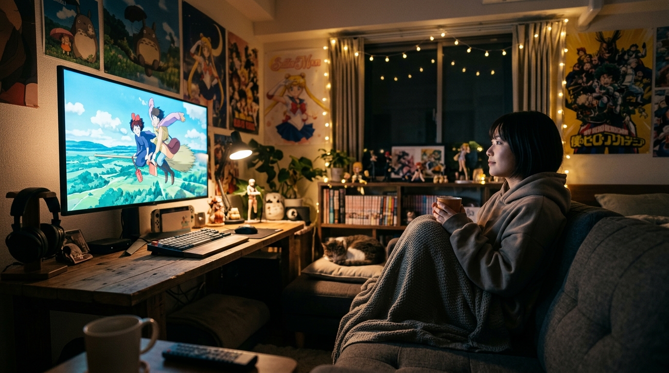 Watching Anime
