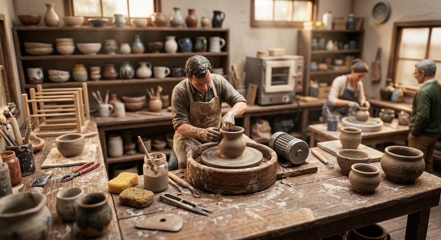 Wheel Thrown Pottery